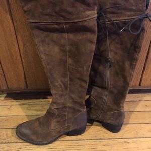 Born leather tall boots.